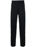 straight-leg slip-on track pants